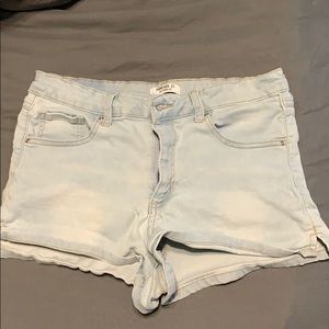 Light Wash Forever 21 Jean Shorts
